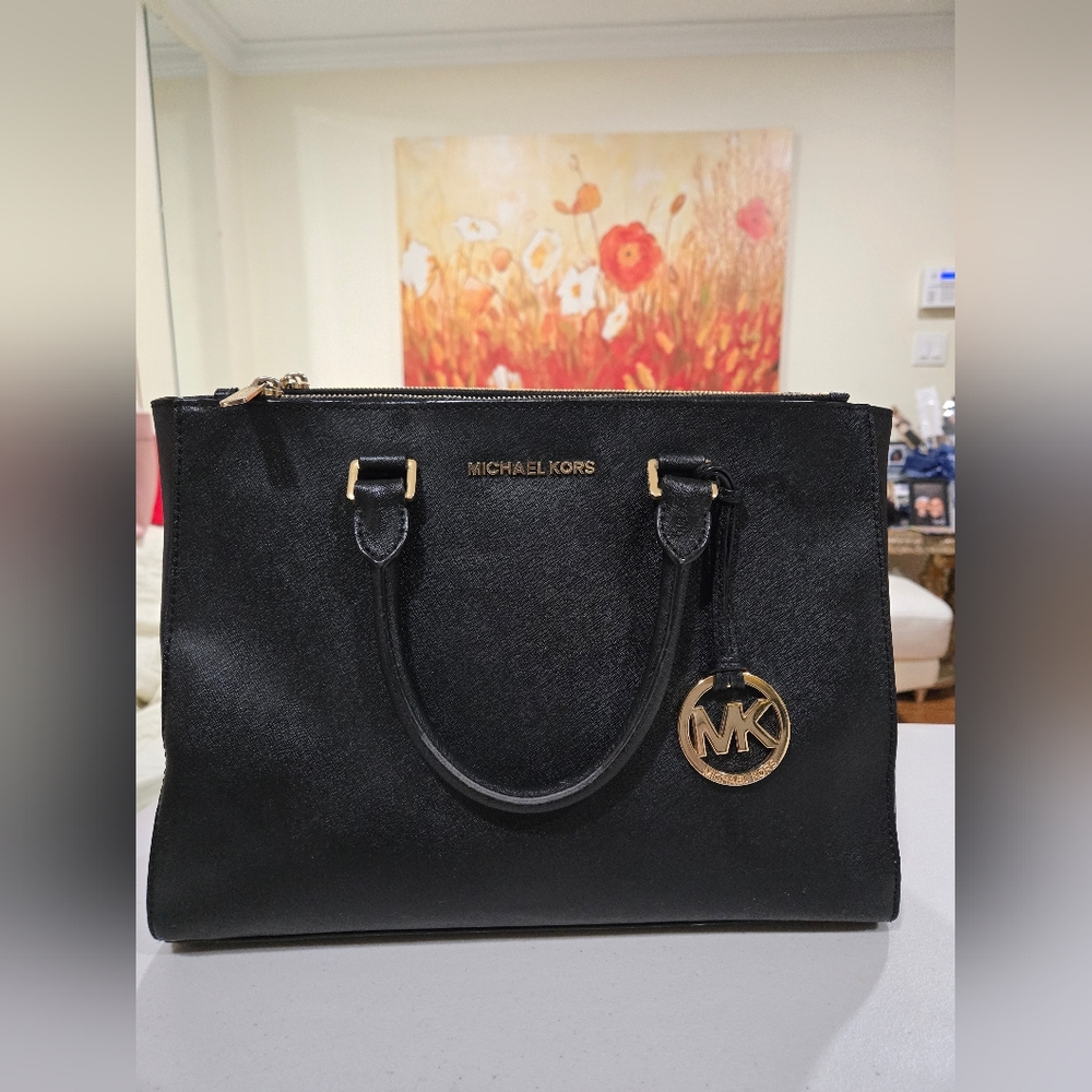 Michael Kors Black Satchel Bag